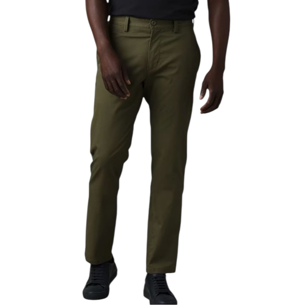 NWT Prana Men's Westover Chino Slim Fit Stretch Concealed Zipper Brown Casual